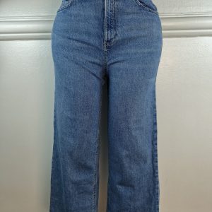 WIDE LEG CROPPED UK 12, L-38 INCHES